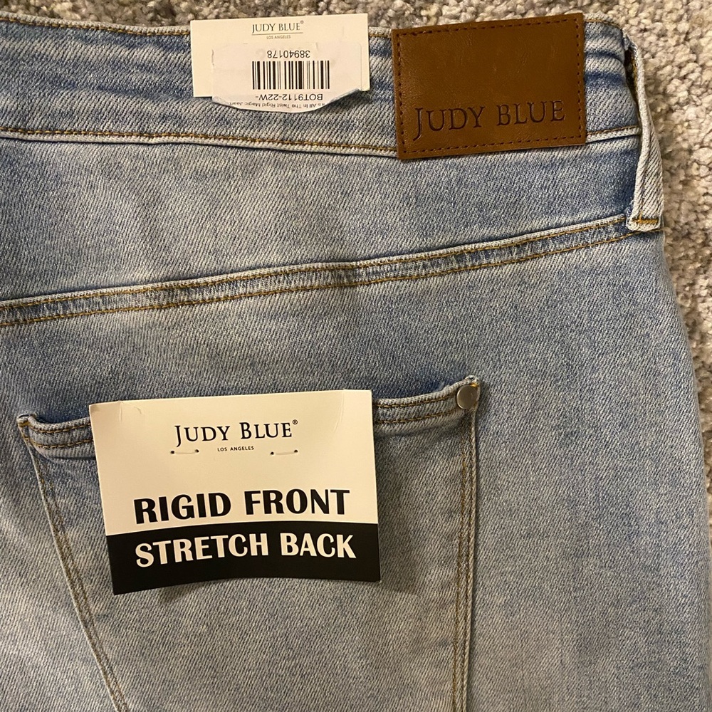 Judy Blue High Waist Rigid Front Baggy Jeans Size 22W NWT - Picture 4 of 7